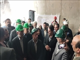 بازدید معاون عمرانی وزیر کشور از عملیات ریل گذاری پروژه متروی اسلامشهر