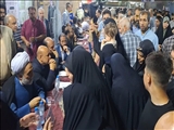 برپایی میز خدمت مدیران ادارات در قلب تجمع شبانه مردم