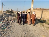 بازدید از مناطق حاشیه شهر 