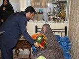 تجلیل  از خانواده های شهدا شهرستان ورامین به مناسبت هفته بسیج
