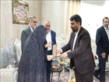 دیدار فرماندار ویژه ورامین با خانواده شیهدان کریمی و رجبی