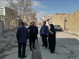 پیگیری آسفالت معابر روستای قشلاق امرآباد در بازدید میدانی بخشدار مرکزی ورامین