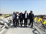 بازدید فرماندار تهران از مهم‌ترین پروژه بزرگراهی غرب تهران