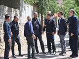 بازدید میدانی بخشدار کن از روستای طالون