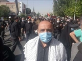 حضور فرماندار تهران در مراسم پیاده روی اربعین حسینی