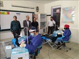 بازدید بخشدار آفتاب از اردوی جهادی صالح آباد غربی