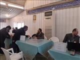 برپایی میز خدمت در مصلی نماز جمعه تهران