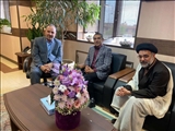 دیدار فرماندار شهرستان ری با رئیس اداره اوقاف و امور خیریه شهرستان ری
