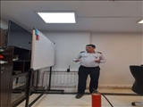 کارگاه اطفاء حریق در درمانگاه شهید عباسی
