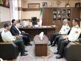 دیدار سرپرست فرمانداری ویژه ری با فرمانده انتظامی شهرستان
