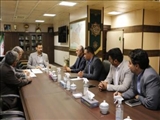 ملاقات سرپرست فرمانداری ویژه ری با رئیس و معاونین اداره آبفا منطقه ۶ تهران