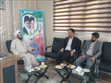 دیدار سرپرست فرمانداری ویژه ری با امام جمعه بخش کهریزک
