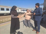  بازدید مدیر بهزیستی شهرستان ری از ایستگاه راه آهن این شهرستان