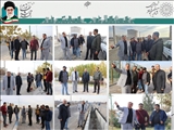 بازدید شهردار و مسئولان واحدهای خدماتی وعمرانی از سطح شهر
