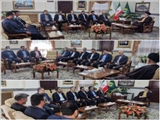 دیدار نوروزی مدیر عامل، معاونین و مدیران آبفای منطقه ۶ با تولیت آستان حضرت عبدالعظیم (ع)