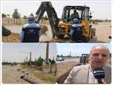 بازدید بخشدار بخش خاوران ازطرح جهادی آبرسانی به روستاهای خاورشهر
