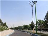 نصب 6دستگاه برج نوری در میدان ورودی شهرحسن آباد