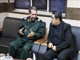 دیدار فرمانده سپاه حضرت سیدالشهداء «ع» استان تهران با فرماندار ویژه شهرستان ری