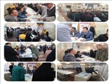 برگزاری میز خدمت مسئولان شهرستان ری در حرم حضرت عبدالعظیم حسنی علیه السلام