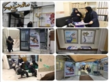 حضور همیاران آب آبفای منطقه شش در بیمارستان حضرت علی اصغر(ع) دولت آباد