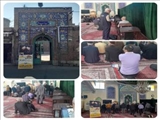 حضور همیاران آب آبفای منطقه شش در مسجد صدوق شهرری
