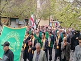برگزاری راهپیمایی روز جهانی قدس باحضور پرشور مردم و مسئولین در قبله تهران