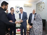 بهار همدلی؛ دیدار نوروزی شهردار و مسئولین با خانواده شهید رضا خوانساری