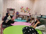 برگزاری نشست قصه گویی در کتابخانه "عطر گل محمدی" شهرستان ری