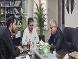 دیدار رییس اداره کتابخانه های شهرستان ری با بخشدار جدید بخش خاوران