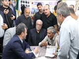 برپایی میز خدمت در نماز جمعه بخش فشافویه با حضور فرماندار ویژه شهرستان ری