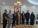 دیدار جمعی از مسئولین شهرستان ری با خانواده معظم شهید نبرد با رژیم پلید صهیونیستی