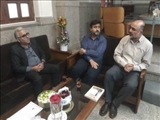 دیدار رییس اداره کتابخانه‌های عمومی شهرستان ری با مدیر کل امور فرهنگی آستان مقدس حضرت عبدالعظیم (ع)