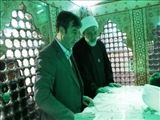 آئین معنوی غبارروبی آستان مطهر امام زاده ابوالحسن «ع» باحضور فرماندار ویژه شهرستان ری برگزار شد