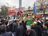 مراسم تشییع و خاکسپاری فرزند غیور قبله تهران؛ سرلشگر پاسدار شهید بابائیان برگزار شد