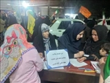 بهزیستی شهرری | برپایی میز خدمت جهادی در تجمعات شبانه؛ ارائه خدمات رایگان سلامت و مشاوره