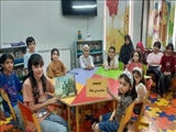 نشست قصه گویی و آموزش کاردستی در کتابخانه صاحب بن عباد شهرستان ری