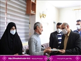 تجلیل از جانباز و آزاده هشت سال دفاع مقدس در شهر ارجمند