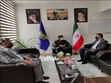 دیدار رئیس اداره صمت فیروزکوه با فرمانده سپاه ناحیه شهرستان فیروزکوه بمناسبت روز پاسدار 