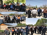 بررسی مسائل و مشکلات روستای *گورسفید* با حضور سرپرست بخشداری مرکزی شهرستان فیروزکوه