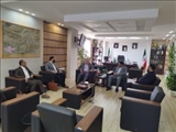 دیدار مدیرعامل شرکت اسپندار با فرماندار فیروزکوه 
