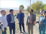 بازدید فرماندار فیروزکوه از نحوه اجرای پروژ برق رسانی به آبادی حسن آباد