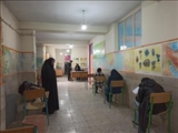 بازدید مدیر آموزش و پرورش شهرستان فیروزکوه از حوزه برگزاری امتحانات نهایی