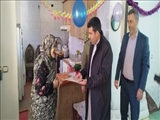 دیدار فرماندار و فرمانده سپاه شهرستان فیروزکوه با مادر شهید گرانقدر سید ضیاء کیاء