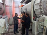 بازدید از شرکت آذر مینا سرام در شهرستان فیروزکوه
