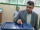 بازدید فرماندار فیروزکوه از شعب صندوق رای