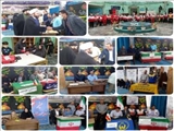 برپایی میز خدمت ادارات فیروزکوه در نمازجمعه