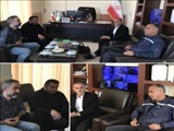 دیدار رییس کمیته امداد امام خمینی شهرستان فیروزکوه با بخشدار ارجمند