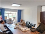 نشست بخشدار ارجمند با اعضای شورای روستای اهنز