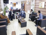 نشست تولیت و مدیریت حوزه علمیه امام صادق با فرماندار فیروزکوه