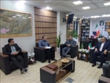 نشست  فرماندار شهرستان فیروزکوه با رییس شبکه بهداشت و درمان شهرستان